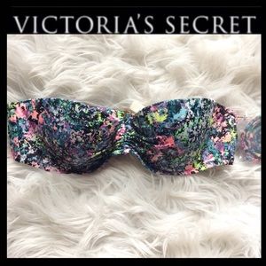 NEW⭐️ VS Splatter Paint Bandeau Bikini Top